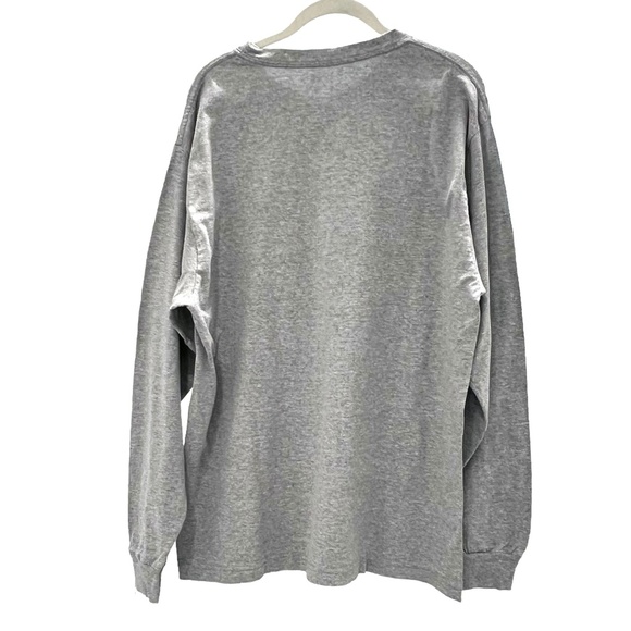 REEBOK GRAY SUPER BOWL XLIV 2010 LONG SLEEVE T-SHIRT - COLTS VS SAINTS - Picture 5 of 7